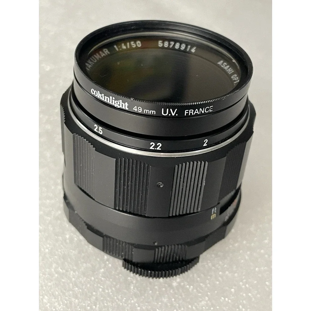 Asahi Macro-Tacumar 1:4/50 Super-Multi-Coated Lens + Pentax K Mount Adapter